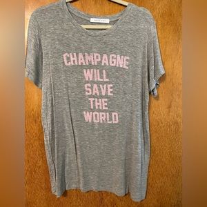 Daydreamer Tee “Champagne Will Save The World”